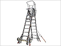 Safety Fiberglass Industrial Ladders